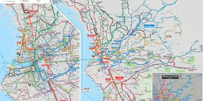 Аўтобус Марсэль карта маршруту