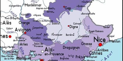 Карта Марсэлю вобласці